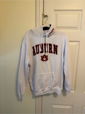 Auburn University White Hoodie sweatshirt